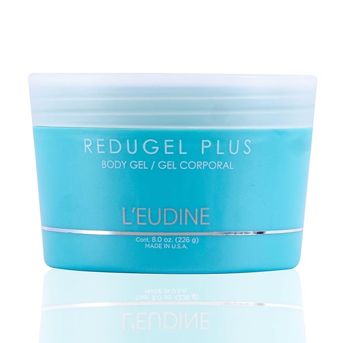 L’EUDINE Redugel Plus Skin Tightening Cream – Pack of 3 – 8oz Anti Cellulite Cream with Mint Oil, Field Horsetail, Marine Algae, Maca Extract – Powerful Non-Greasy Formula – Firming and Toned Skin-GlimoraGlow