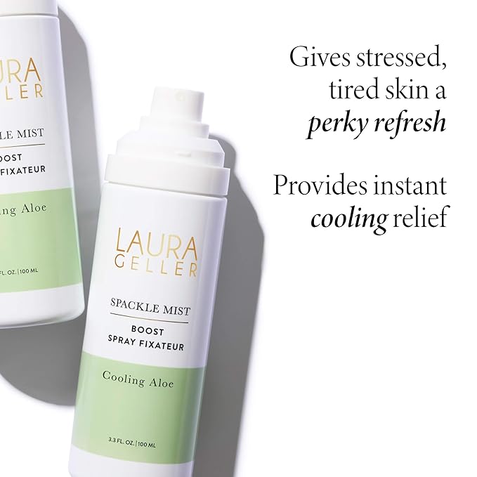 LAURA GELLER NEW YORK Spackle Mist Boost with Cooling Aloe - Long-Lasting Dewy Skin Makeup Setting Spray-GlimoraGlow