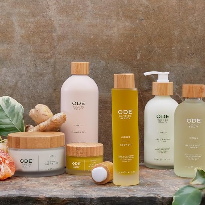 McEvoy Ranch Whipped Body Butter | ODE Olive Oil Beauty | 5.8 FL OZ | Crafted with Organic EVOO, Hyaluronic Acid, Organic Shea & Cocoa Butters | Nourishing, Brightening, Firming (Citrus)-GlimoraGlow