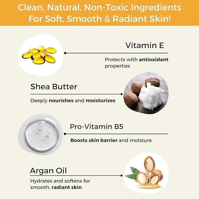 RaGaNaturals Natural Mango Body Lotion for Dry Skin - Tropical Bliss Moisturizer with Shea Butter, Vitamin E, B5, Argan & Avocado Oil - Refreshing Fruity Scent, Plant Based, Non-Greasy, Vegan - 16 Oz-GlimoraGlow