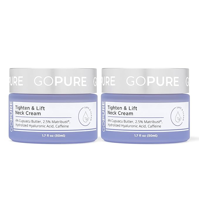 goPure Tighten and Lift Neck Cream - Clinically Tested - Pack of 2-GlimoraGlow