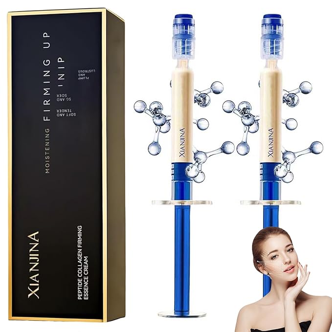 Xianjina Polypeptide Collagen Elastic Essence Cream - Micro-Molecular Anti-Wrinkle Firming Lotion, Tightening & Lifting Sagging Skin for Face, Moisturizing Anti-Aging Treatment (2 Pack)-GlimoraGlow