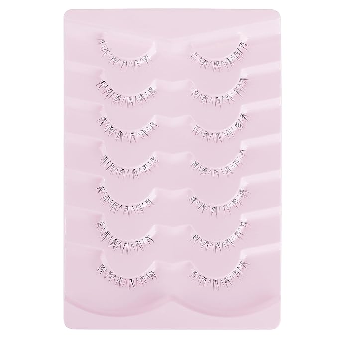 Eyelashes False Bottom Lashes Lower Lashes Fake Bottom Eyelashes 7 Pairs R-2-GlimoraGlow