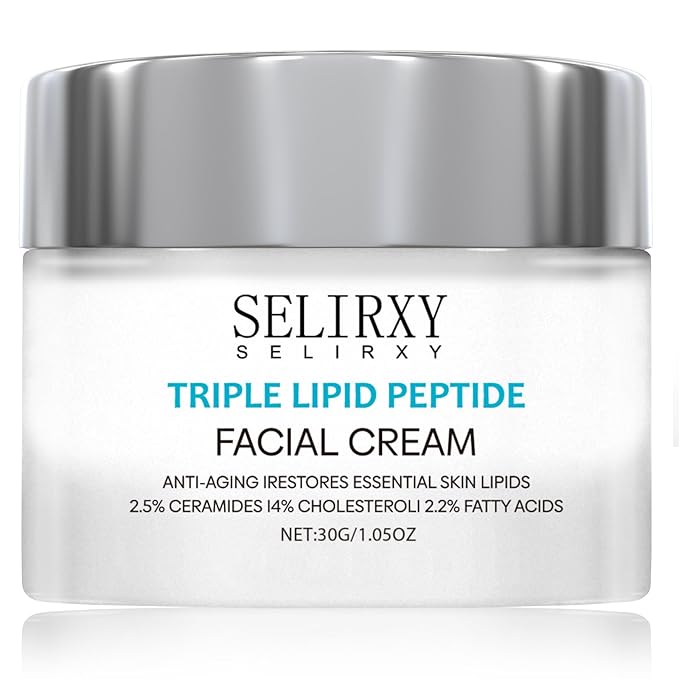 Nodfens Triple Lipid Peptide Cream for Anti-Aging - Restores & Repairs Mature Skin for Radiant, Smooth Complexion - Advanced Strength Recovery Face Moisturizer Cream-GlimoraGlow
