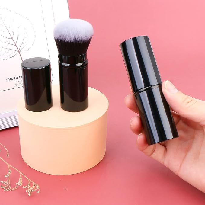 UNIMEIX Makeup Brush Sunscreen Applicator Retractable Kabuki Blush Brush Foundation Brush for Liquid Makeup, Bronzer, Cream or Powder-GlimoraGlow