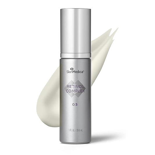SkinMedica Retinol 0.5 Complex - Retinol Serum for Face, Age-Defying Advanced Retinol Cream That Renews Skin and Diminishes the Appearance of Fine Lines and Wrinkles, 1 Fl Oz-GlimoraGlow