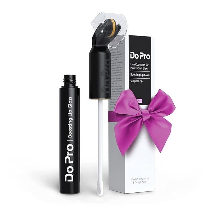 Intensive Lip Lift Stick Boost-In - Plumper Stick with Anti-Aging Stimulating Roller, Plumping Lip Stick with Hyaluronic Acid, Collagen, Vitamin C & E - Volumizing & Hydrating Lip Plumping Serum - 5ml-GlimoraGlow