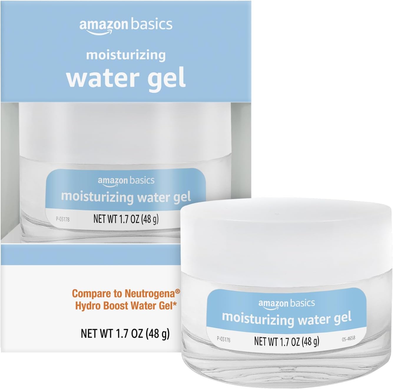 Amazon Basics Moisturizing Water Gel, 1.7 Ounces, 1-Pack-GlimoraGlow