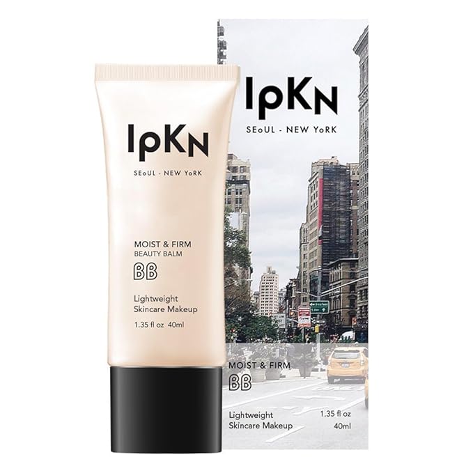 IPKN Moist & Firm BB Cream - Ultra-Hydrating Daily BB Cream with or without SPF40 - Lightweight, Non-Greasy Face Base with Antioxidants for Smooth, Radiant Skin-GlimoraGlow