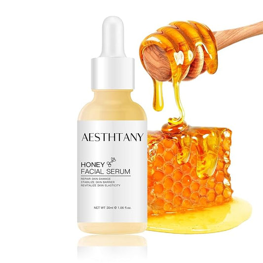 Honey Hyaluronic Acid Face Serum, 30ml / 1.06 fl.oz | Honey Purity 30% | Vit E - Anti Aging Facial Serum for Skin Care | Face Serum for Women | for All Skin Type-GlimoraGlow