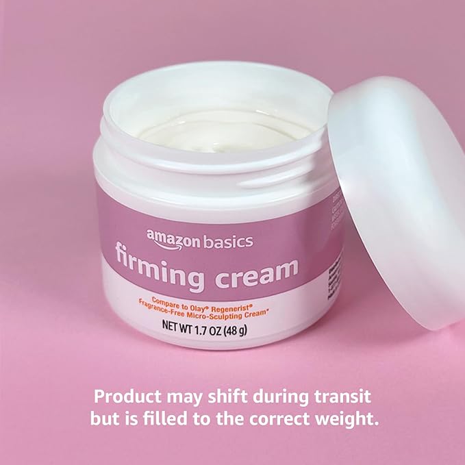 Amazon Basics Firming Cream, Fragrance Free, 1.7 Ounces, 1-Pack-GlimoraGlow