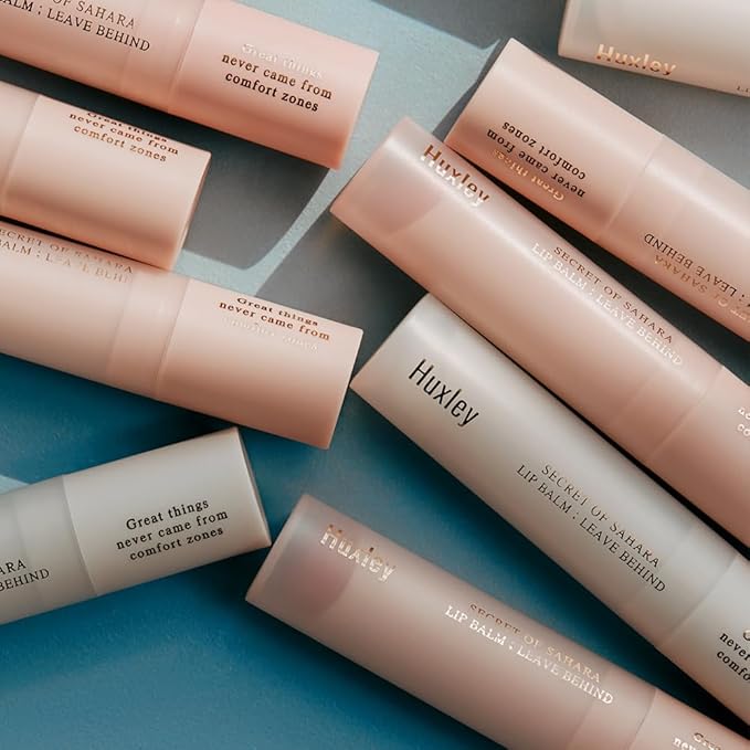 Huxley LIP BALM ; LEAVE BEHIND (3. PINCH OF SPICE)-GlimoraGlow