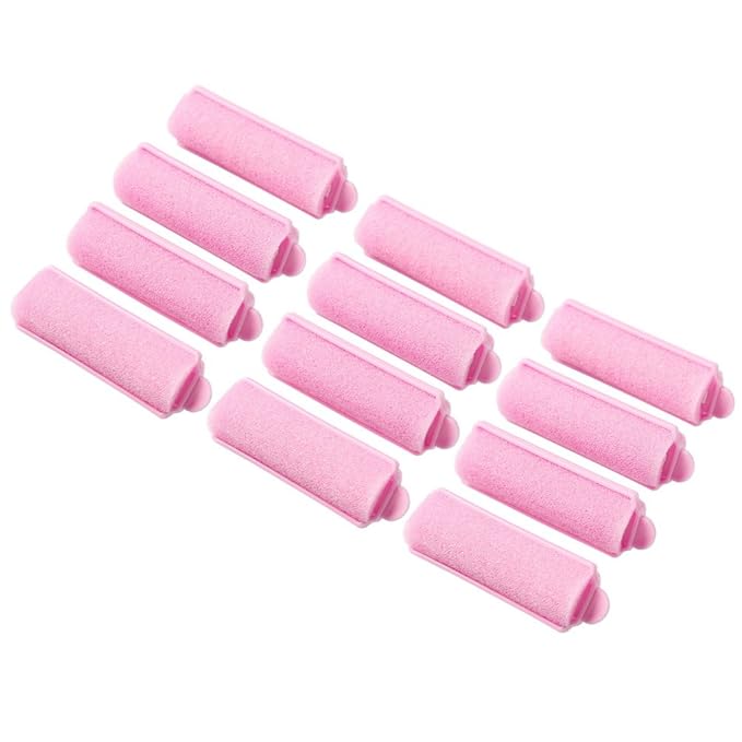 12Pcs Foam Sponge Hair Rollers, Blue Hair Curlers Bouncy Curls Style Tools Accessories-GlimoraGlow