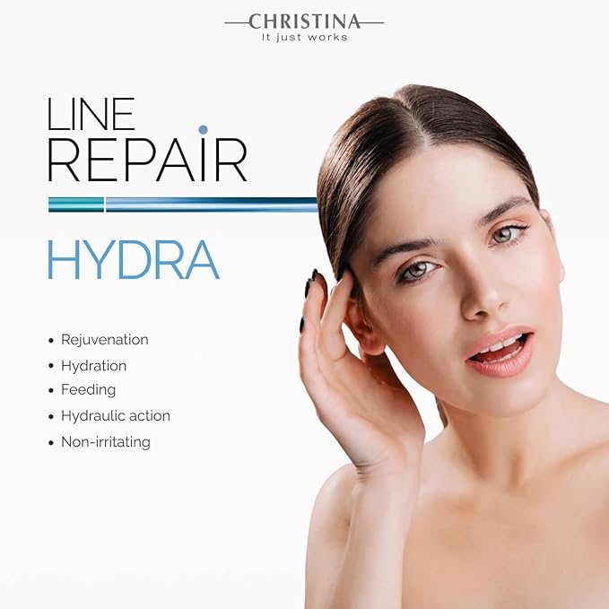 Christina Line Repair Elastin Collagen Cream for Face with Hyaluronic Acid | Face Repair Cream Nourishes and Replenishes the Skin 60ml / 2 fl.oz-GlimoraGlow