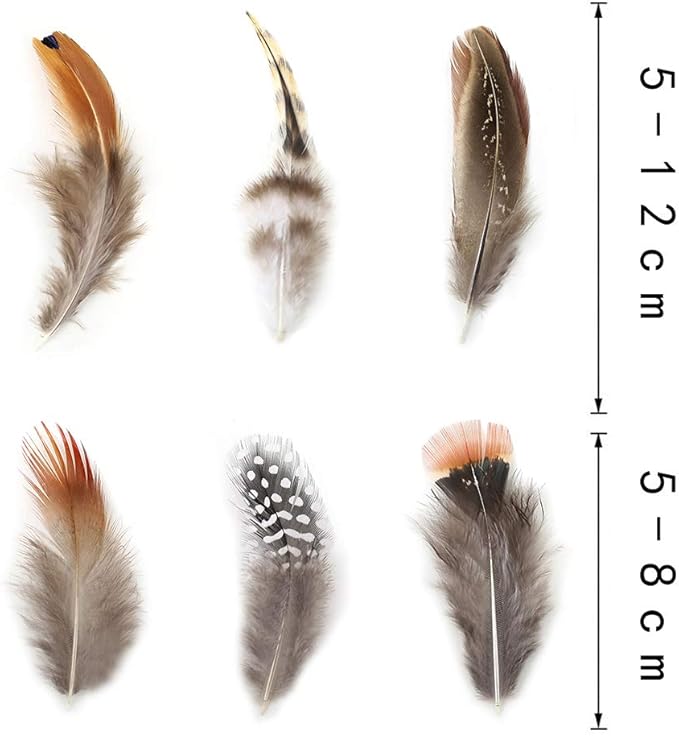 180pcs 9 Styled Natural Feathers Assorted Mixed Feathers for Jewelry and Dream Catcher Crafts