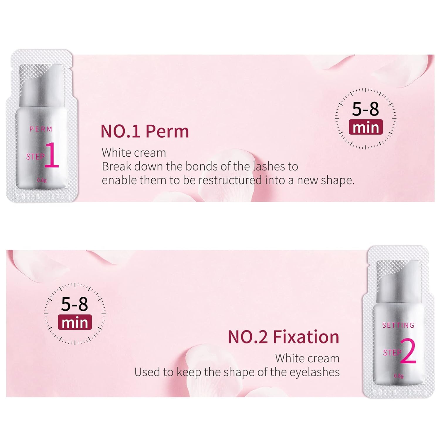 2024 Upgraded Fast Perm Lash Lift Kit Eyelash Perm Kit Eyelash Fixation Lotion (Quantity: 10 Packs)-GlimoraGlow