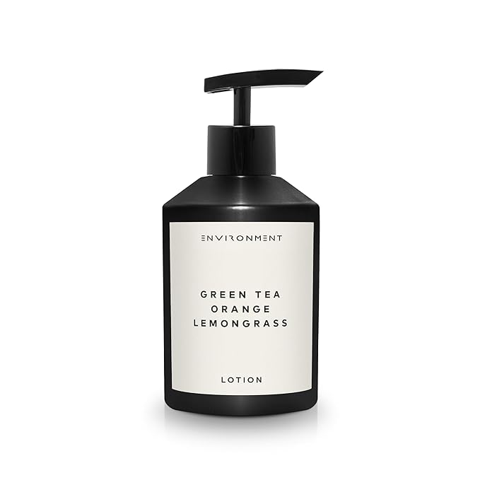 ENVIRONMENT Inspired by 5-Star Hotels DBCH Lotion, 300ml Luxury Scented Lotion (Green Tea | Orange | Lemongrass) Bathroom Luxury, Men & Women High-End Body Lotion, Hand Cream, Dry Skin Treatment-GlimoraGlow