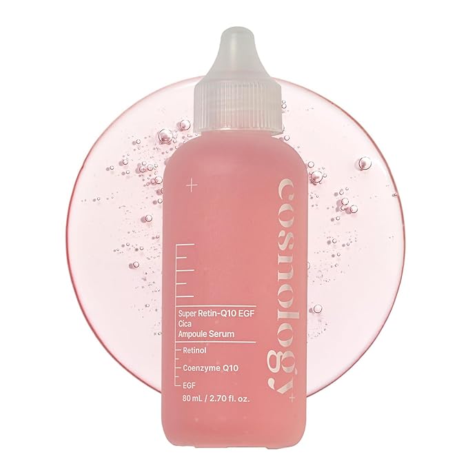 COSNOLOGY Retinol Anti-aging Serum with Coenzyme Q10,EGF,Pore Minimizing,Wrinkle Reduction,Centella Extract for Skin Soothing & Hydration | Clean Beauty, 2.70 fl.oz(80ml) | Korean Skincare-GlimoraGlow
