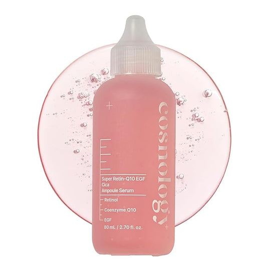 COSNOLOGY Retinol Anti-aging Serum with Coenzyme Q10,EGF,Pore Minimizing,Wrinkle Reduction,Centella Extract for Skin Soothing & Hydration | Clean Beauty, 2.70 fl.oz(80ml) | Korean Skincare-GlimoraGlow