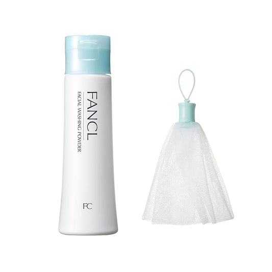 FANCL Facial Cleansing Powder & Foaming Net Set-GlimoraGlow