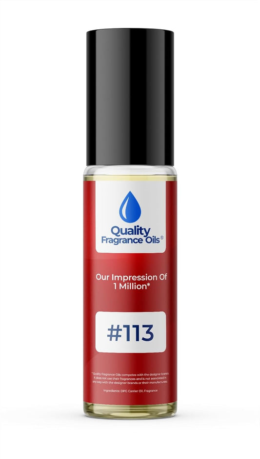 Quality Fragrance Oils' One Million Impression #113 | Long-Lasting Perfume Oil, Alcohol-Free, Strong Scent, 10ml Roll-On | Affordable Alternative to Designer Fragrances-GlimoraGlow