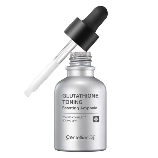 Centellian 24 Glutathione Toning Boosting Ampoule - Illuminated & Even Skin Tone. Glutathione Complex 200,000 ppm, Niacinamide & Vitamins (1.01 fl oz) by Dongkook Pharmaceutical-GlimoraGlow