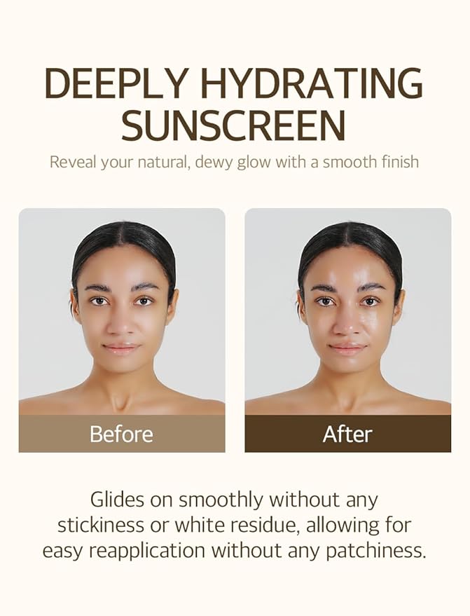 mixsoon Bean Sunscreen 1.69 Fl. Oz. / 50ml SPF 50 Airy Texture Type Lightweight No White Cast For Face Korean Glass Skin Care-GlimoraGlow