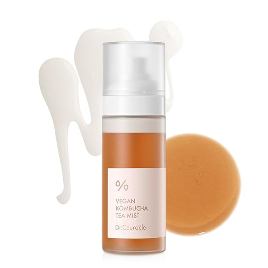 Dr.Ceuracle Vegan Kombucha Tea Mist - Hydrating Face Mist, Portable Milky Spray Serum, Korean Skincare (80 ml / 2.70 fl. oz.)-GlimoraGlow