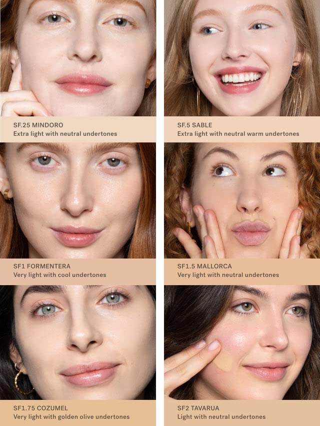 ILIA - True Skin Serum Foundation | Non-comedogenic, Cruelty-Free, Vegan, Weightless Feel, Buildable Coverage, Safe For Sensitive Skin (Mallorca SF1.5)-GlimoraGlow