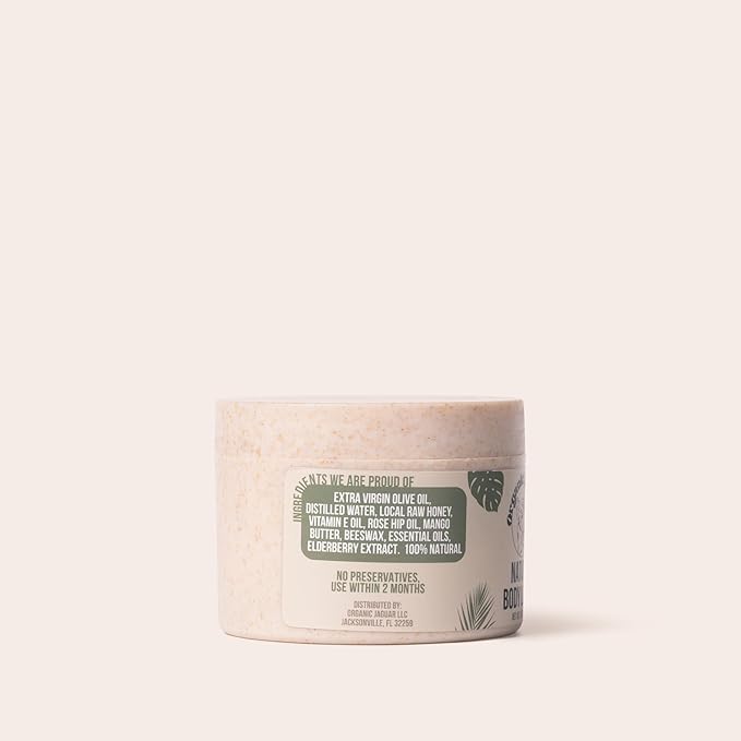 Natural Body Lotion, 8 oz, Moisturizer With Essential Oils, Vitamin E Oil, Beeswax, Extra Virgin Olive Oil, Raw Honey, Mango Butter, Sulfate & Paraben Free Body Care, Tropical Scent-GlimoraGlow