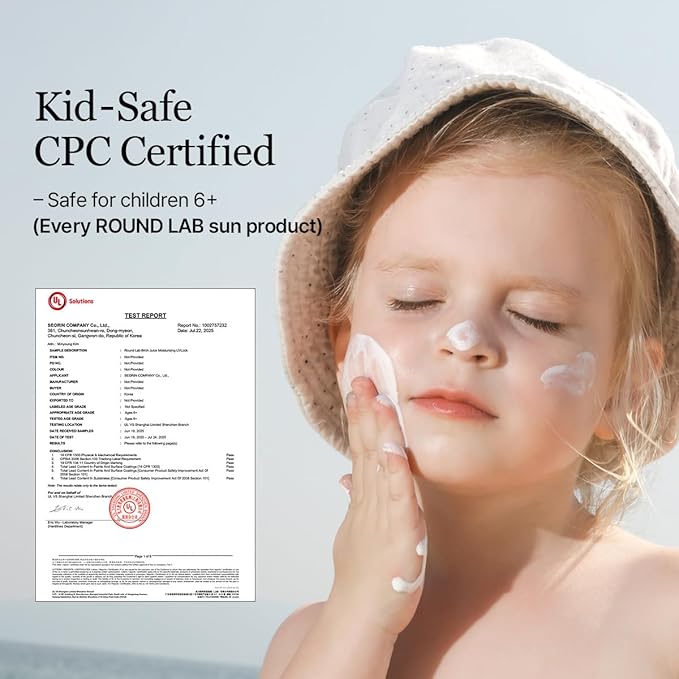 ROUND LAB Birch Juice Moisturizing UV LOCK SPF 45 | NBC No1 SPF, Glow Sunscreen for Daily Skincare, Non-toxic, UV Protection, Lightweight, Oil-Free, Organic, Korean Sunscreen (1.69 Fl Oz)-GlimoraGlow