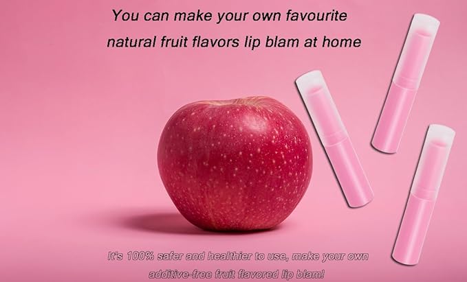 0.14oz Empty Flavored Lip Balm Container Tubes Plastic Homemade Moisturizing Lip Stick with Caps Bulk Fit for Women Adult DIY Making Supplies, 25 Count (Rose Pink)-GlimoraGlow