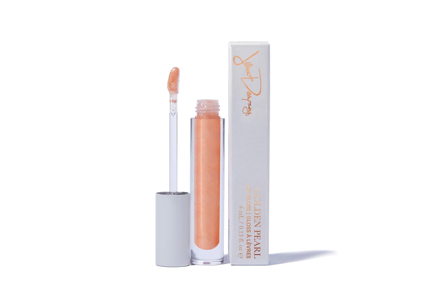 Jillian Dempsey Lip Gloss: Enhance, Hydrate & Smooth Lips with Firming & Plumping Benefits, Vegan, 12ml | Golden Pearl-GlimoraGlow
