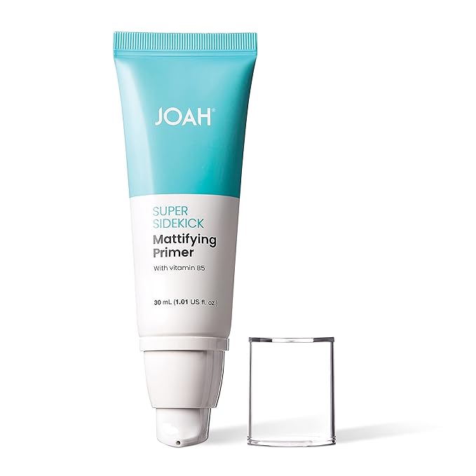 JOAH Beauty Super Sidekick Mattifying Makeup Primer, Pore Minimizing Matte Finish, Hydrating and Long Lasting Korean Face Primer for Oil Control, Helps Smooth, Blur Skin, For All Skin Types, 1.01 Oz-GlimoraGlow