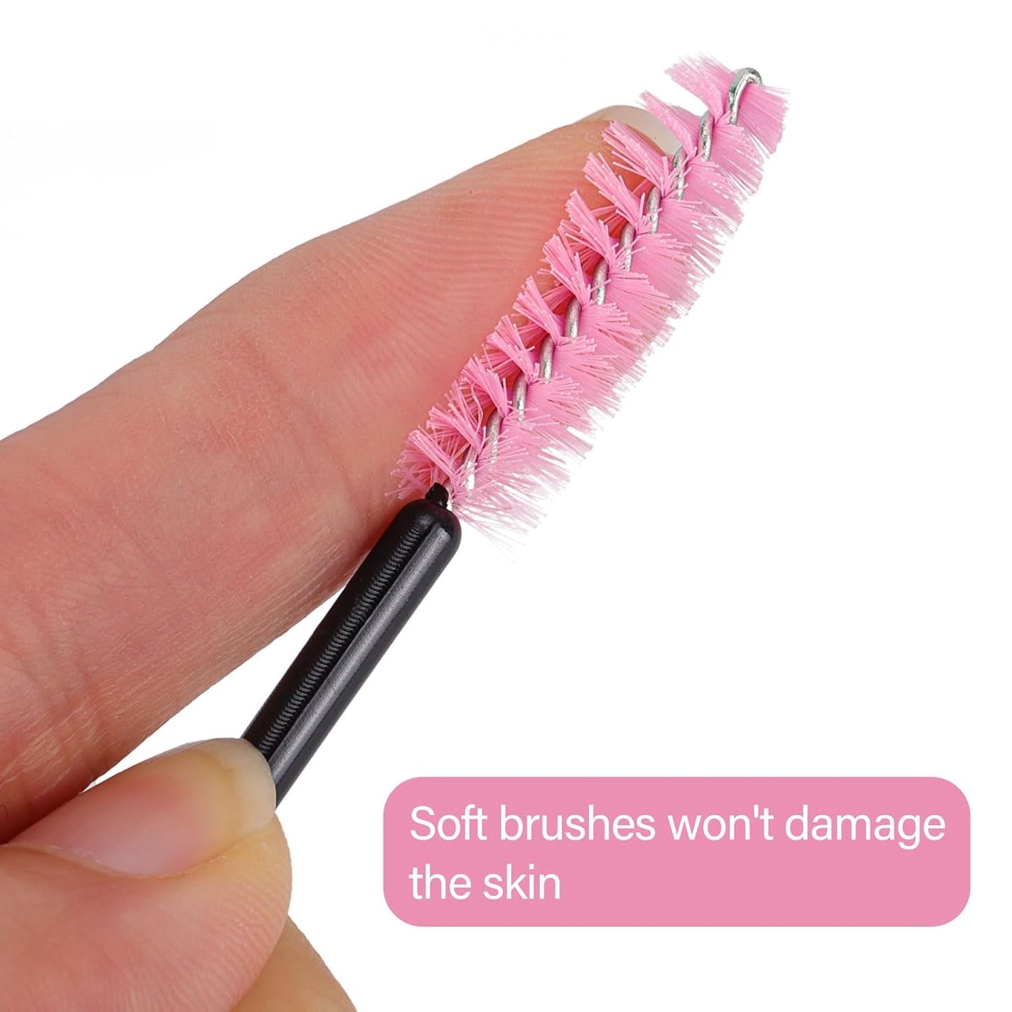 1000 Disposable Mascara Wands Eyelash Brushes Spoolies for Eyebrow Eye Lash Extension Multicolor-GlimoraGlow