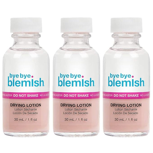 Bye Bye Blemish Acne Drying Lotion, Reduce Pimples Overnight, On-the-Spot Pimple Treatment, Beauty Skincare Essential - 1oz. (3 Pack)-GlimoraGlow