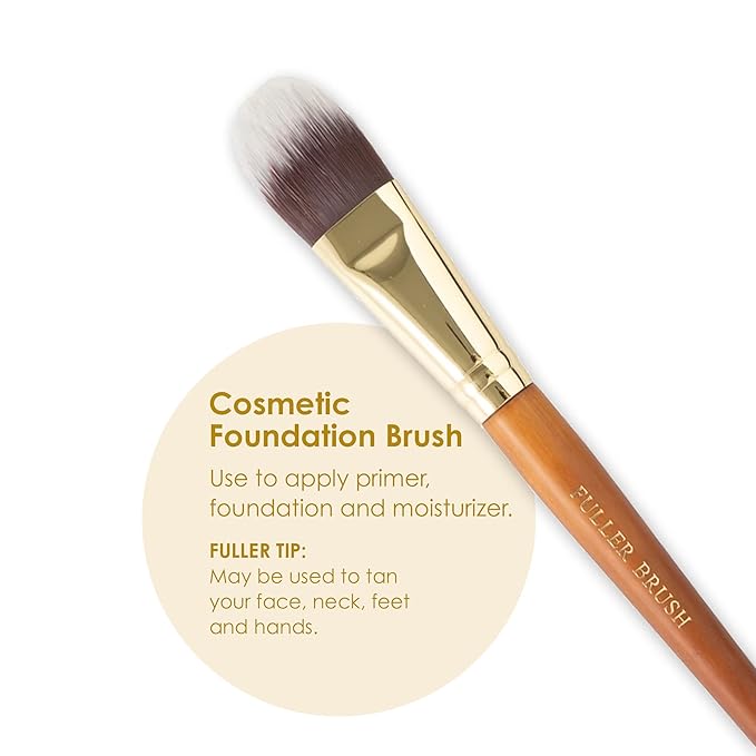Fuller Cosmetic Foundation Brush-GlimoraGlow