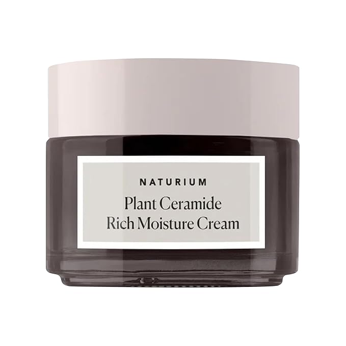 Naturium Plant Ceramide Rich Moisture Cream Jumbo, Hydrating & Anti-Aging Skincare, 3.5 oz-GlimoraGlow