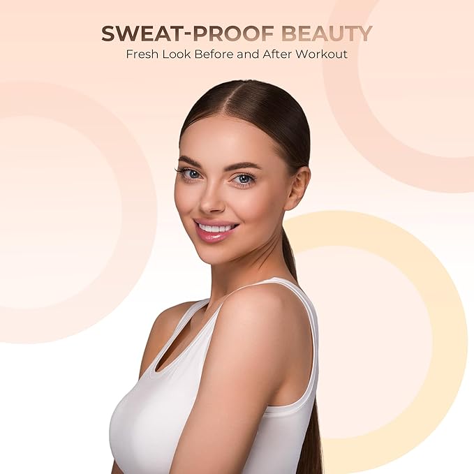 1 Ounce Fair Shade 1 Foundation Powder Refill By Sweet Face Minerals, Lightweight Mineral Loose Makeup Powder with SPF 20, Full Coverage Flawless Finish, Talc-free, Cruelty-Free, Refill Pouch-GlimoraGlow