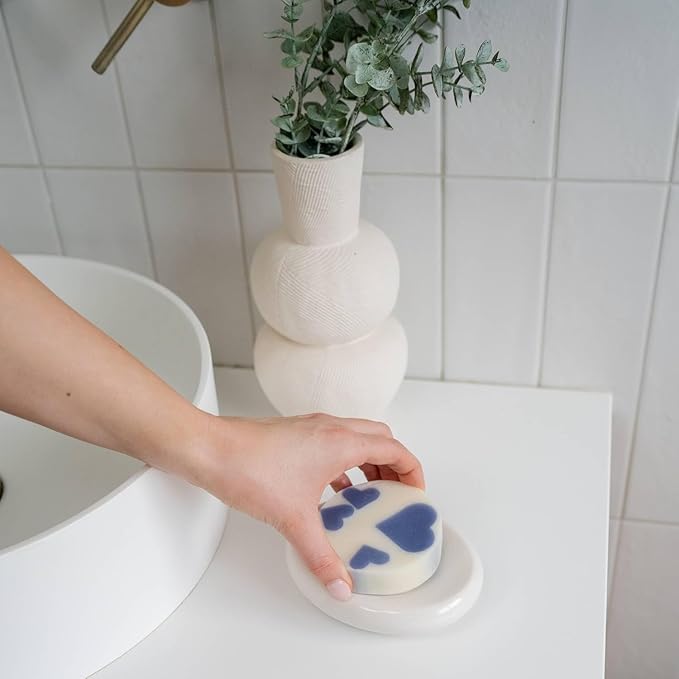 ANIHANA Handcrafted Natural Soap with Coconut Oil, Gentle Cleansing, Paraben Free, Refreshing Lavender Love Scent, 4.23 oz-GlimoraGlow