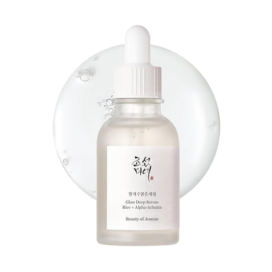 Beauty of Joseon Glow Deep Serum Rice Alpha-Arbutin Moisturizing Uneven Skin Tone Daily Korean Skin Care for Men and Women, 60ml, 2 Fl.Oz-GlimoraGlow