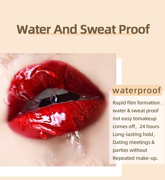 12Pcs Makeup Matte Lipstick Lip Kit, Classic Nudes & Bold Reds Lipstick Set, Non-Stick Cup Not Fade Liquid Lipstick Waterproof Long Lasting Durable Nude Lip Gloss, labiales mate 24 horas originale-GlimoraGlow
