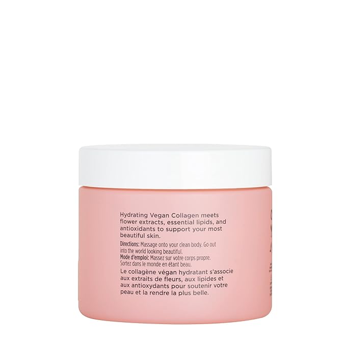 Pacifica Beauty | Vegan Collagen Body Butter | Hydrating, Nourishing, Moisturizer | Long-Lasting Hydration | Cream Lotion for Dry Skin | Light Floral Scent | Paraben Free | Vegan + Cruelty Free-GlimoraGlow