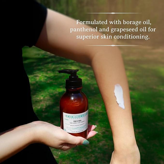 C.O. Bigelow Iconic Collection Vetiver Body Lotion, Scented Body Cream with Grapeseed Oil and Shea Butter, 10.5 fl oz-GlimoraGlow