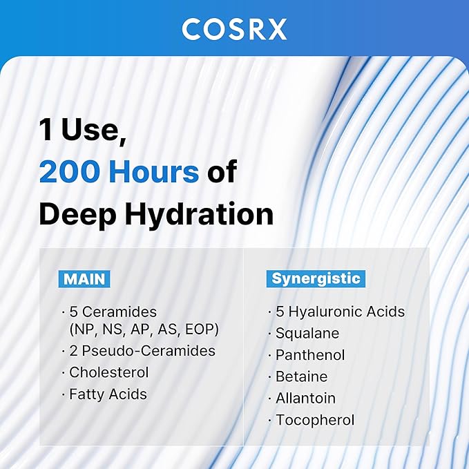 COSRX Ceramide Skin Barrier Moisturizer for Face with 7 Ceramides, Hyaluronic Acid & Panthenol for All Skin Types, 2.7 fl.oz, Korean Skin Care-GlimoraGlow