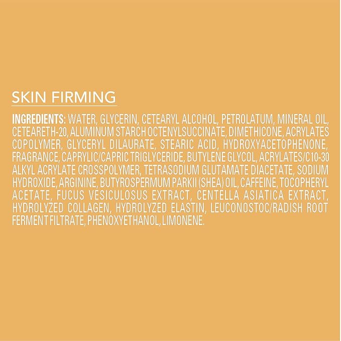 Jergens Skin Firming Body Lotion for Dry to Extra Dry Skin, Skin Tightening Cream with Collagen and Elastin, Dermatologist Tested, Hydralucence Blend Formula, 16.8 Oz, Pack of 3-GlimoraGlow