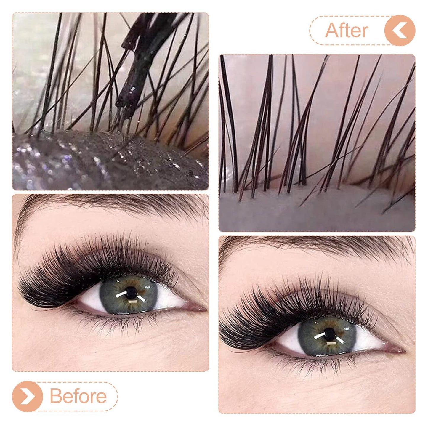 Eyelash Cleanser Concentrate 100ml Almond Professional Lash Shampoo Foaming Cleanser Lash Wash Concentrate for Extensions Lashes with Salon Home Care-Makes 40 Bottles Almond-GlimoraGlow