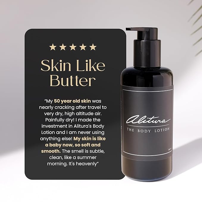 Alitura Naturals Organic Face & Body Lotion – Anti-Aging Moisturizer with Olive Oil & Acai Butter – Hydrating Cream for Dry, Sensitive & Aging Skin – For Men & Women – 200ml-GlimoraGlow