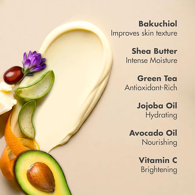 Ebanel Retinol Cream for Face 3.5 oz, Moisturizer with Collagen, Peptides, Ceramides, Hyaluronic Acid, Vitamin C & B5, Firming Anti Aging Face Cream for Wrinkles, Fine Lines, Dark Spots, Day & Night-GlimoraGlow