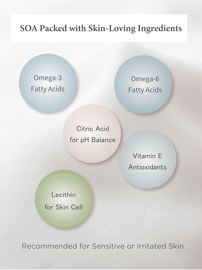 Facial Cleanse, Foaming Face Wash, Exfoliating and Hydrating Deep Skin Cleanser for Sensitive Skin-GlimoraGlow